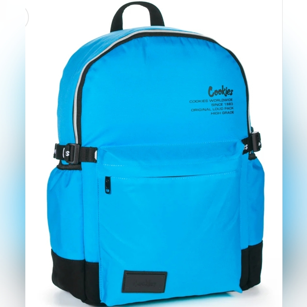 🆕 Cookies Off The Grid Smell Proof Blue and Black Men's Backpack